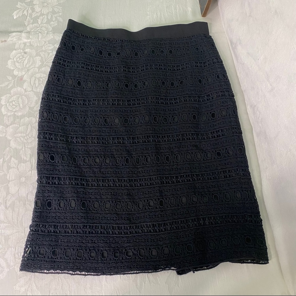 Modish One Eyelet Embroidered Skirt Size Large - Picture 11 of 12